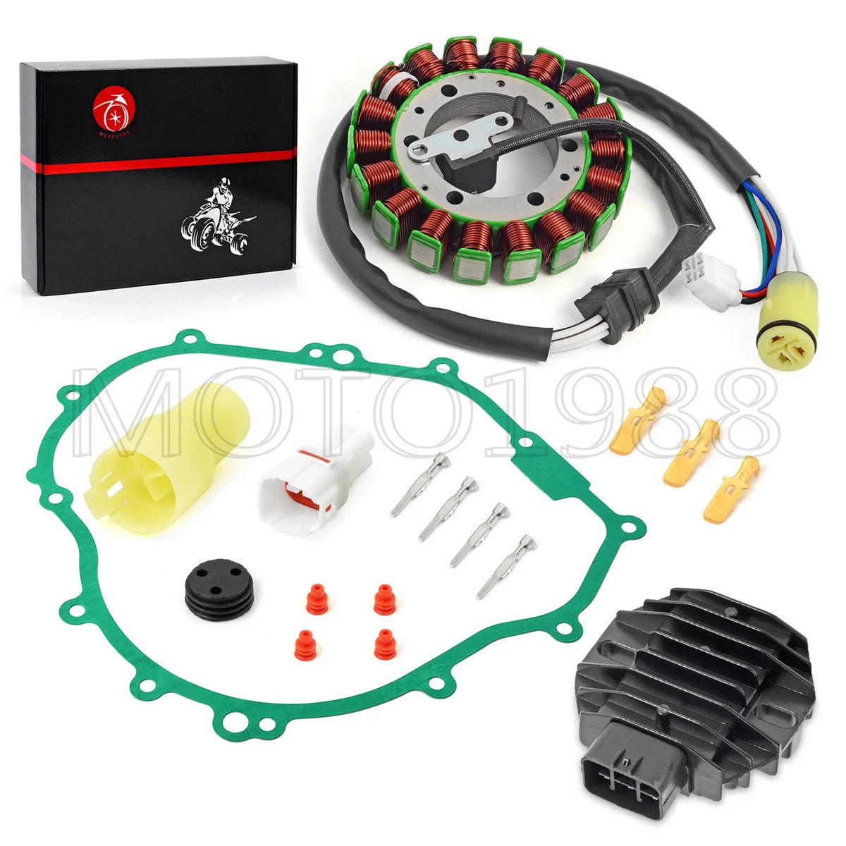 Stator & Regulator Rectifier W/Gasket for Yamaha Grizzly 350 (2007–2014)