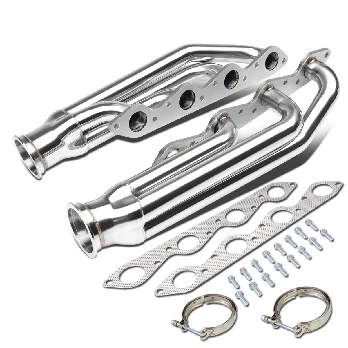 3" V-Band Exhaust Turbo Manifolds for Chevy/GMC BBC 366, 396, 402, 427, 454 (1966–1995)