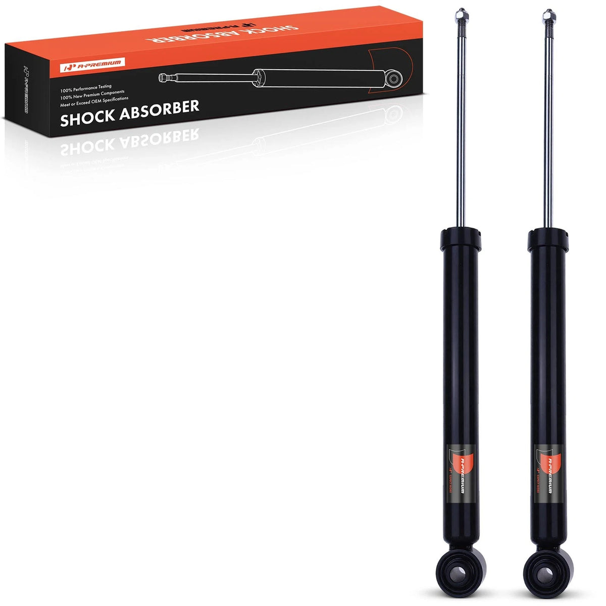 Set of 2 Rear Shock Absorbers for Audi A4 A4 Quattro (2000–2006) 8E0513033, 8E0513033A, 8E0513033B