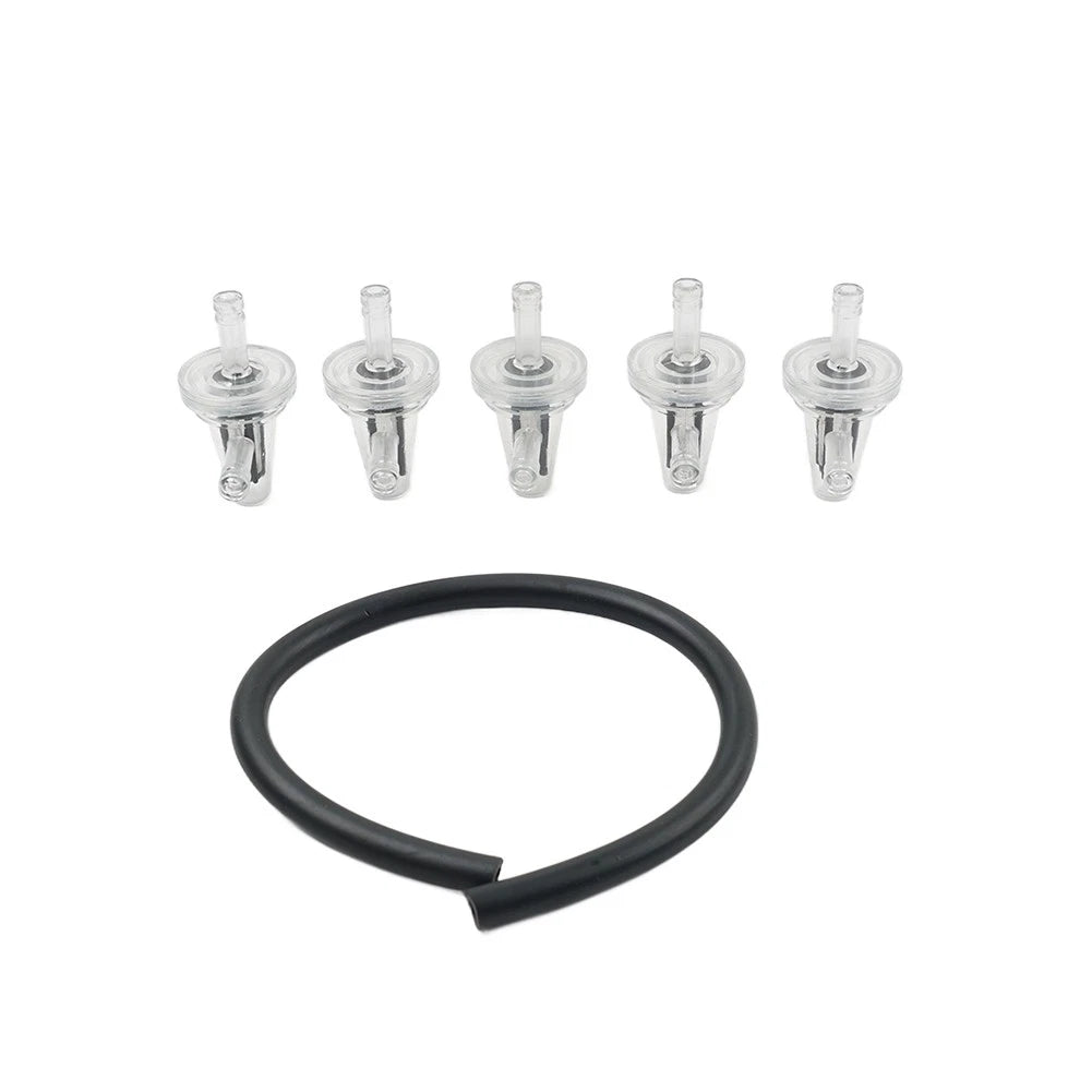 1/4" Inline Motorcycle Fuel Filter for 90 Degree Angle 6mm & 7mm Lines