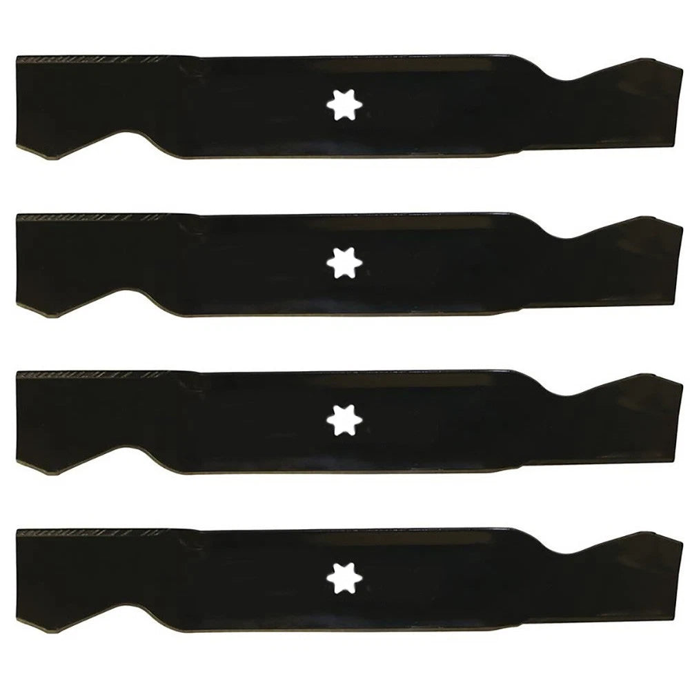 Set of 4 Mower Blades for Yard Machine (Fits 742-0610)