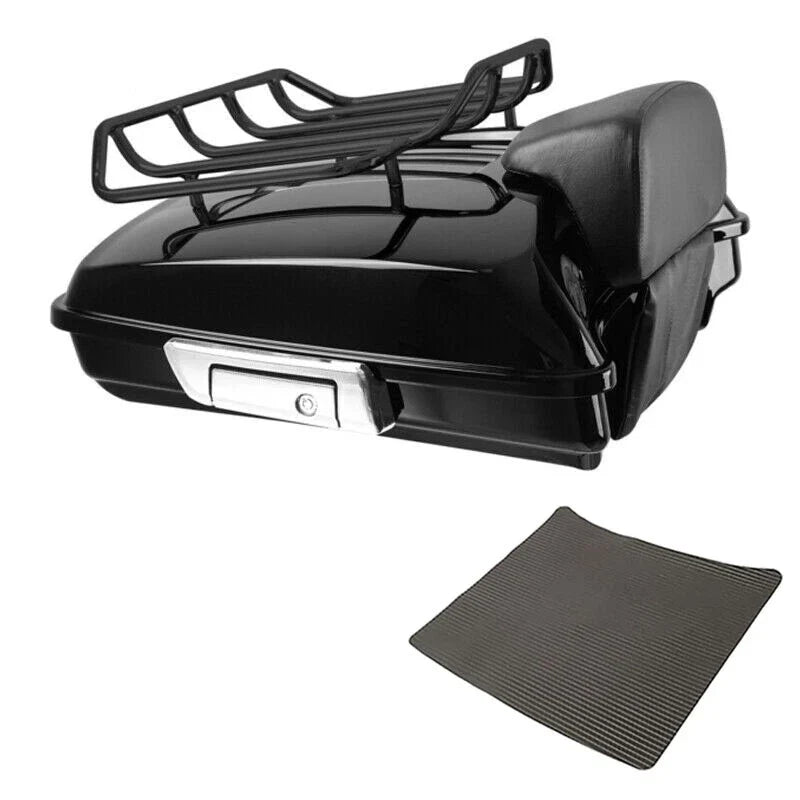 5.5" Razor Trunk Backrest Luggage Rack for Harley Touring Road King (2014–2026)