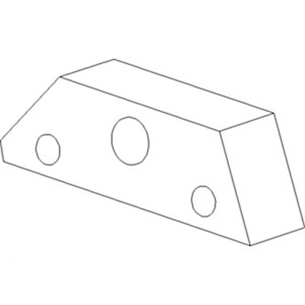 Auger Shoe Bearing Block for 9400 9410 9500 9500SH 9501 9510 9510S