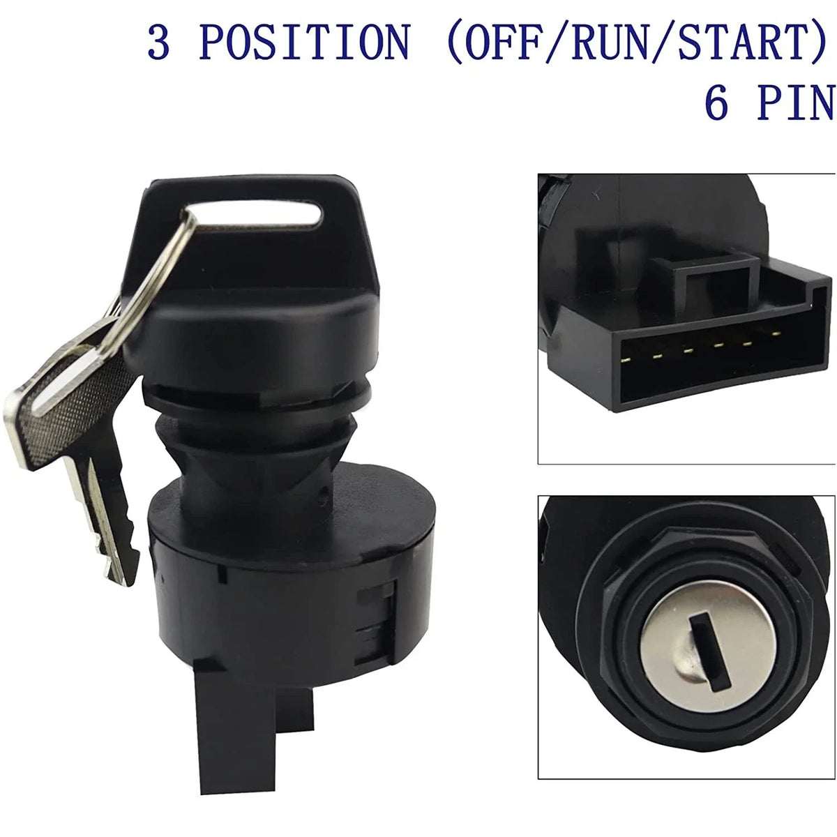 Starter for Polaris Sportsman 700 EFI (2007) with Relay & Ignition Key Switch