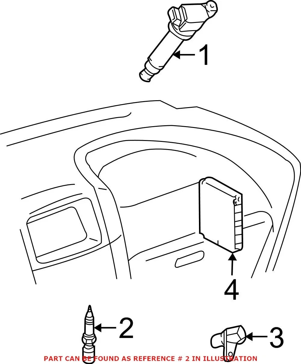 Genuine OEM Iridium Spark Plug for Lexus ES300 GS400 GX470 SC430 (1992–2006)