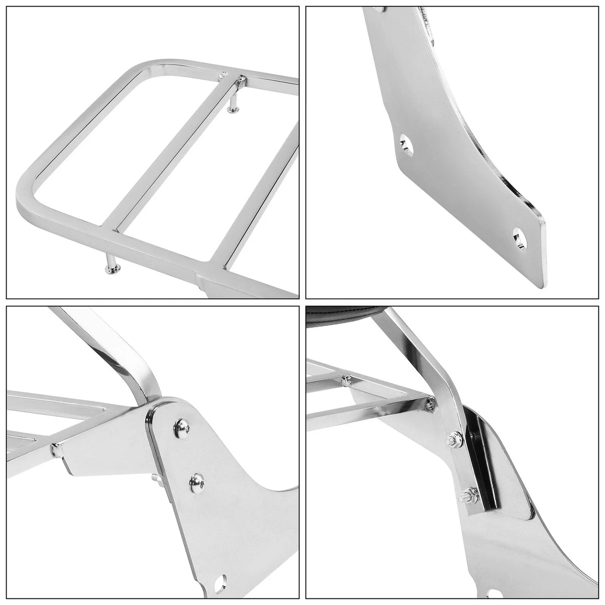 Sissy Bar Backrest Set + Luggage Rack for Honda Shadow ACE 1100 (1997–2003)