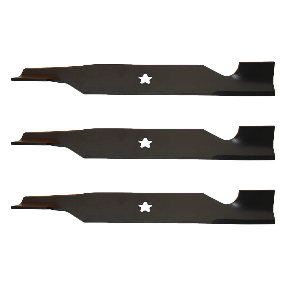 3 Hi Lift Bagging Mower Blades for Jonsered Riding Mower (54" Deck)