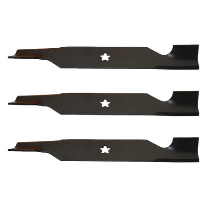 3 Hi Lift Bagging Mower Blades for Jonsered Riding Mower (54" Deck)