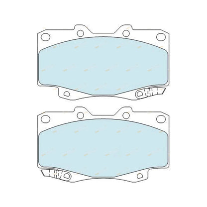 HD Front Disc Brake Pads for Hilux GGN25 KUN25 KUN26 TGN26 (2005–2016)