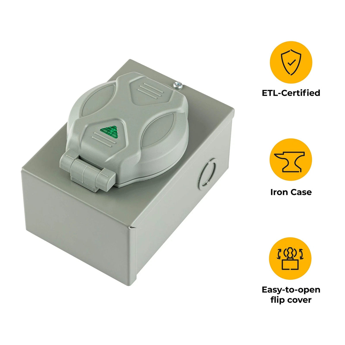30 Amp NEMA 3R L14-30P Power Plug for Halotronics (No specific years)