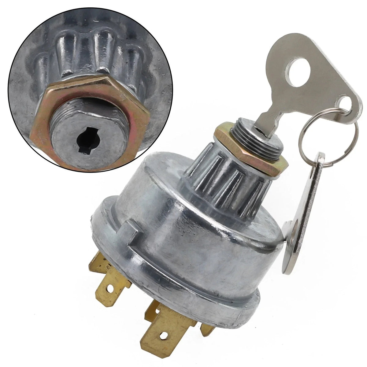 4 Position Ignition Switch for Diggers and Plant Applications