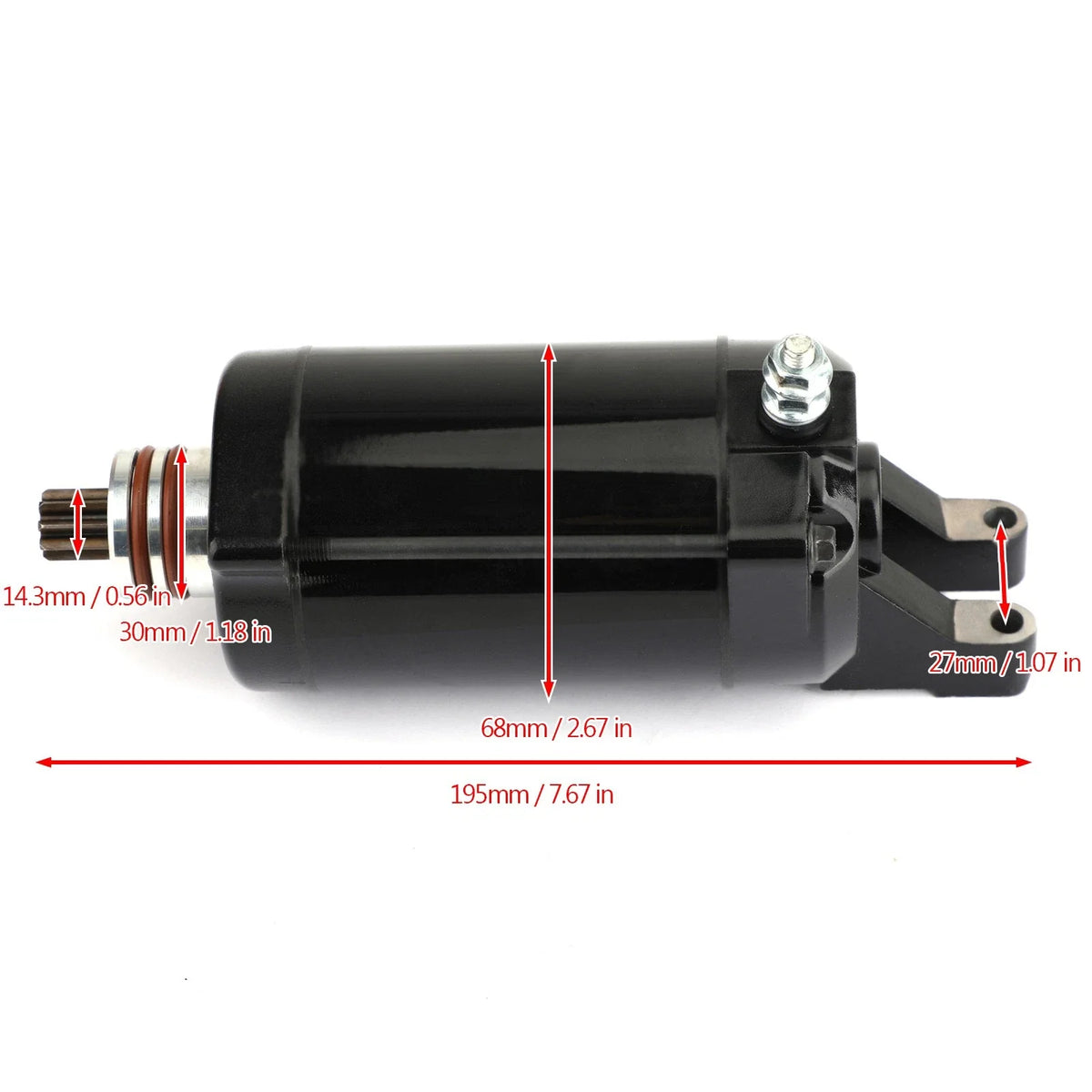 Starter for SeaDoo Spark 2 Up / 3 Up 900 Rotax ACE (2014–2019) 420893830 420892426