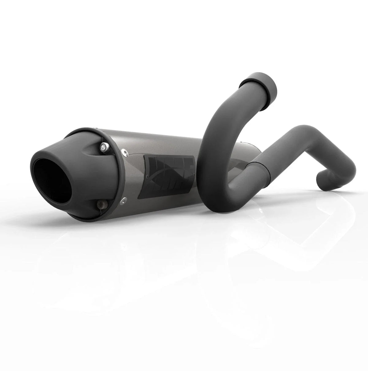 HMF Blackout Full Exhaust for Yamaha Grizzly 660 (2002–2008)
