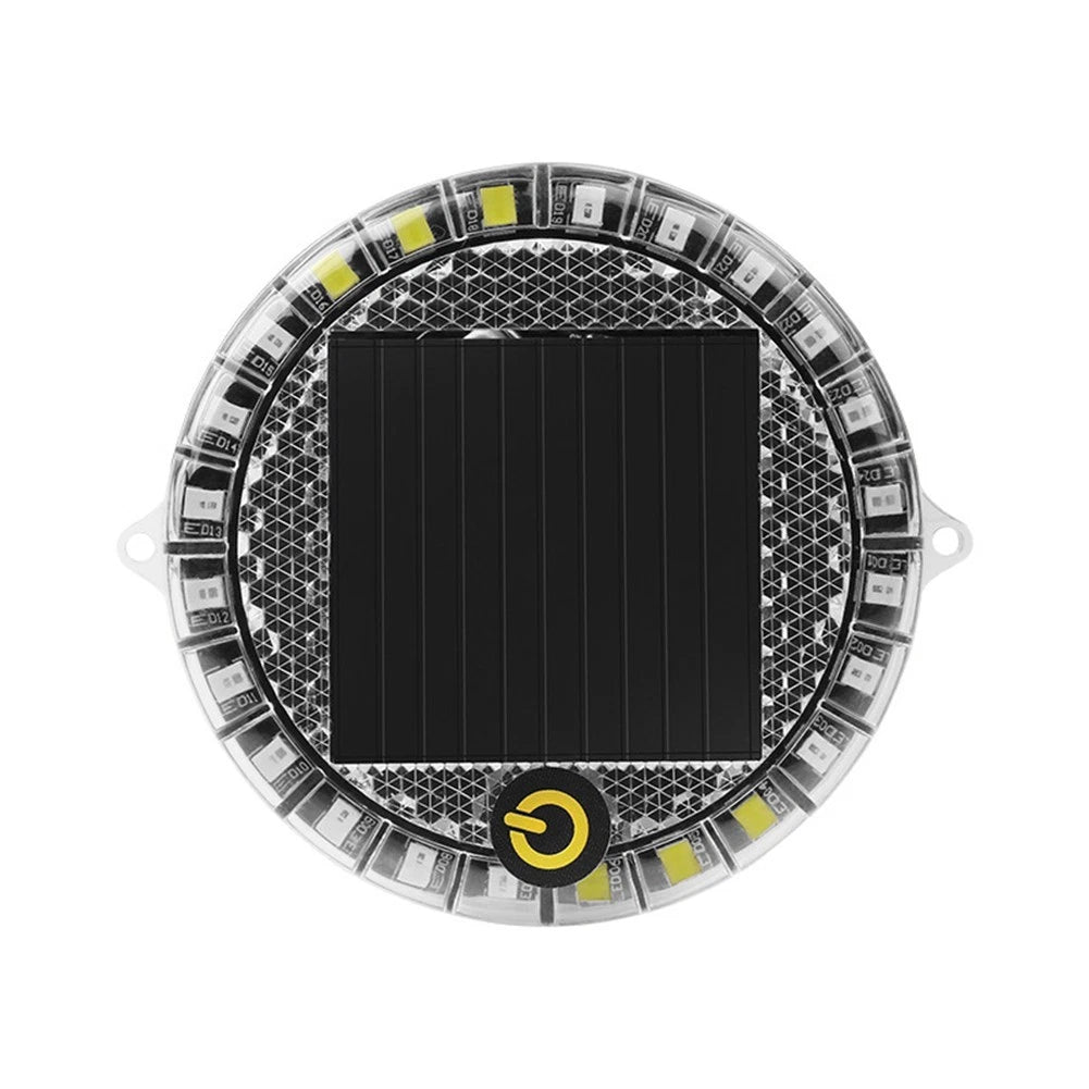 Solar LED Flashing Light for Vehicles - Intelligent Sensor, Waterproof