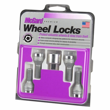 Set of 4 McGard Wheel Lock Bolts for Volvo V70 (2000–2010) TLX-mcg27000-CL360A77, Chrome