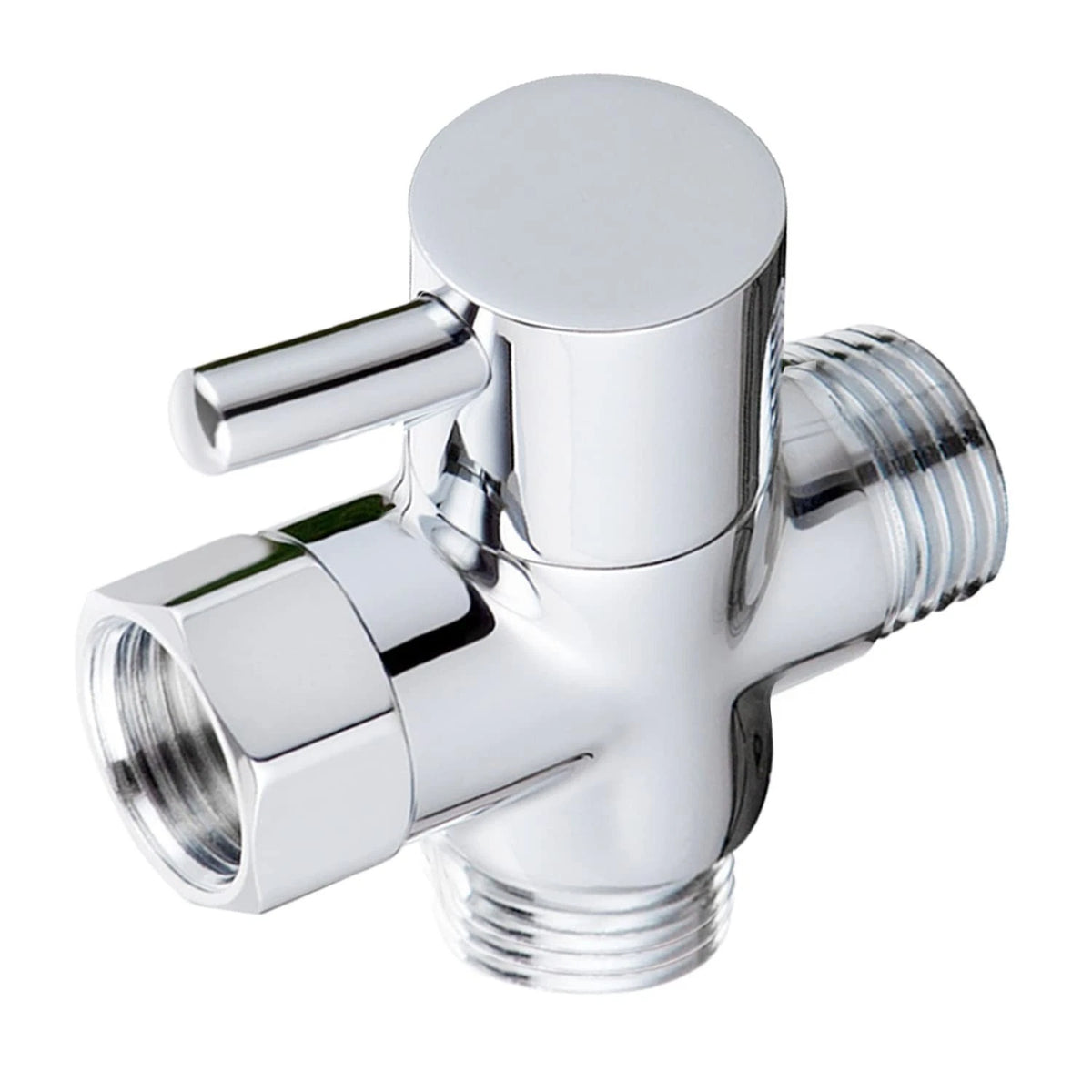 Chrome Plated Solid 13/16" Outlet, 12/16" Inlet for Automotive
