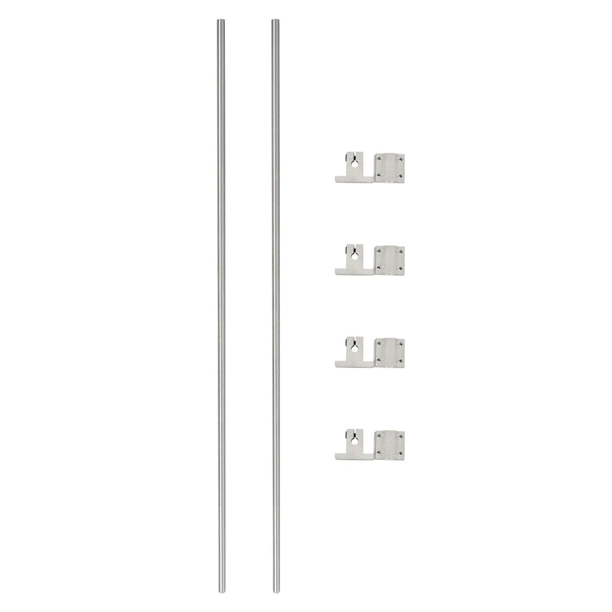2Pcs Linear Motion Rail Shaft Slide Guide for Universal Applications