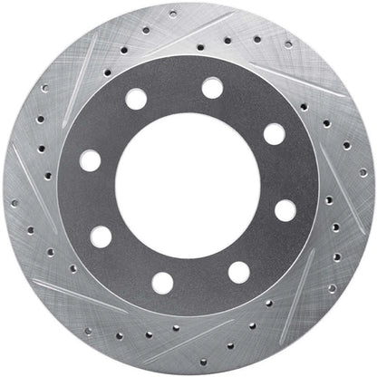 Set of 2 Drilled and Slotted Rotors for Chevy Avalanche 2500 (2002–2006) ALX-PAU-DF-7512-48036-CLA3