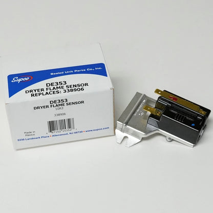 Gas Dryer Heat Sensor for Whirlpool Kenmore (WP338906, PS344761, AP2910747)