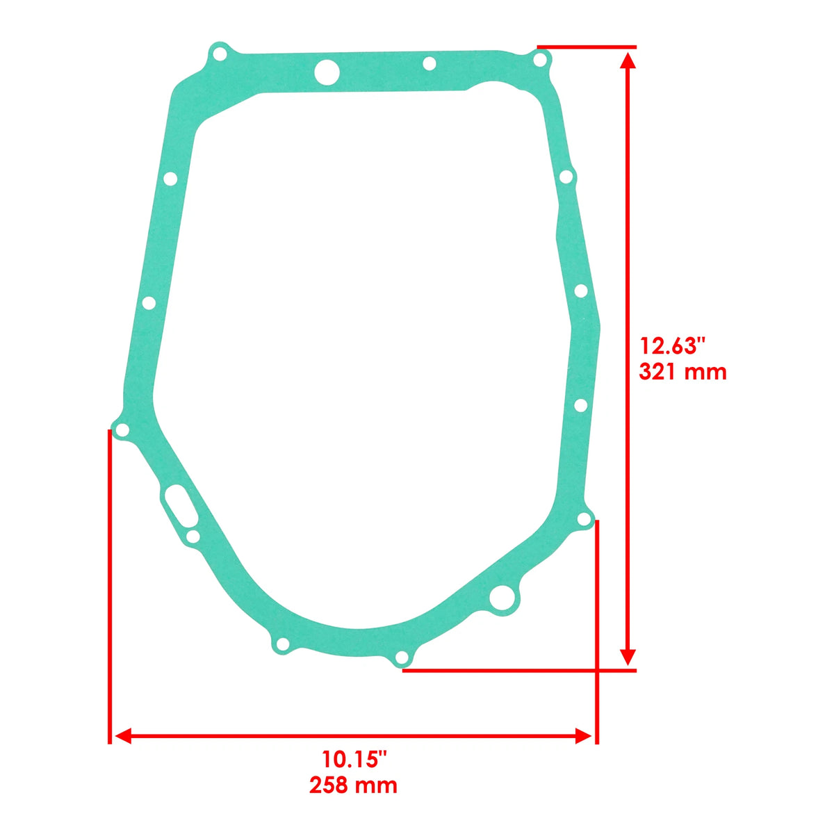 Clutch Cover Gasket for Yamaha Warrior 350 YFM350X (1987–2004) TS1410GT405MG