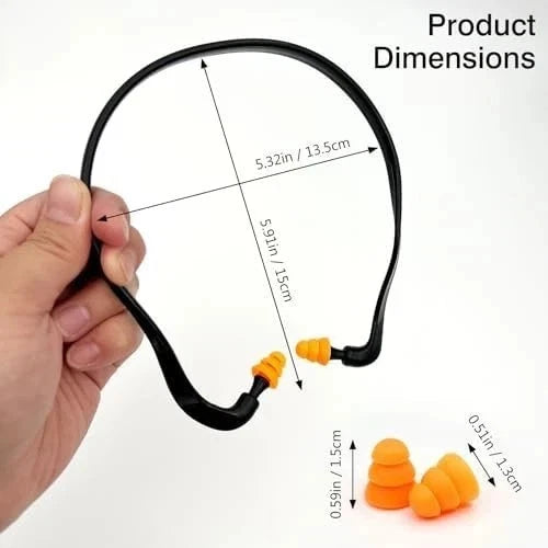 Set of 4 Noise Cancelling Ear Plugs for Shooting Hearing Protection