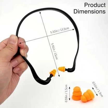 Set of 4 Noise Cancelling Ear Plugs for Shooting Hearing Protection