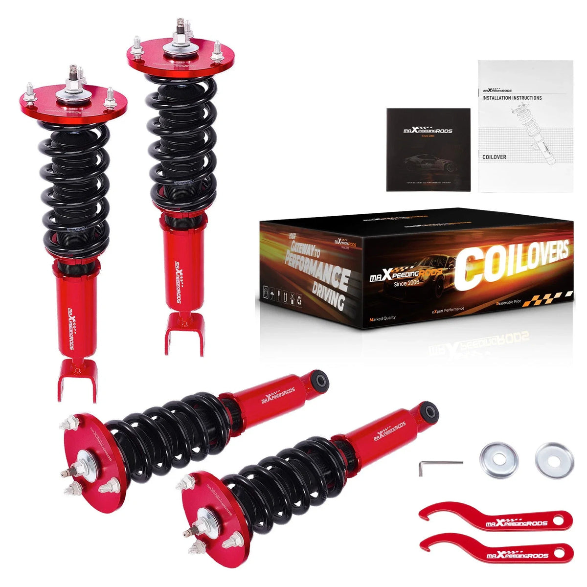 24-Way Damper Coilovers Shocks Strut Lowering Kit for Lexus SC300 SC400 (1992–2000)