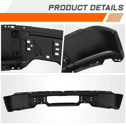 Steel Front Bumper Face Bar for Ford F150 (2009–2014) Matte Black