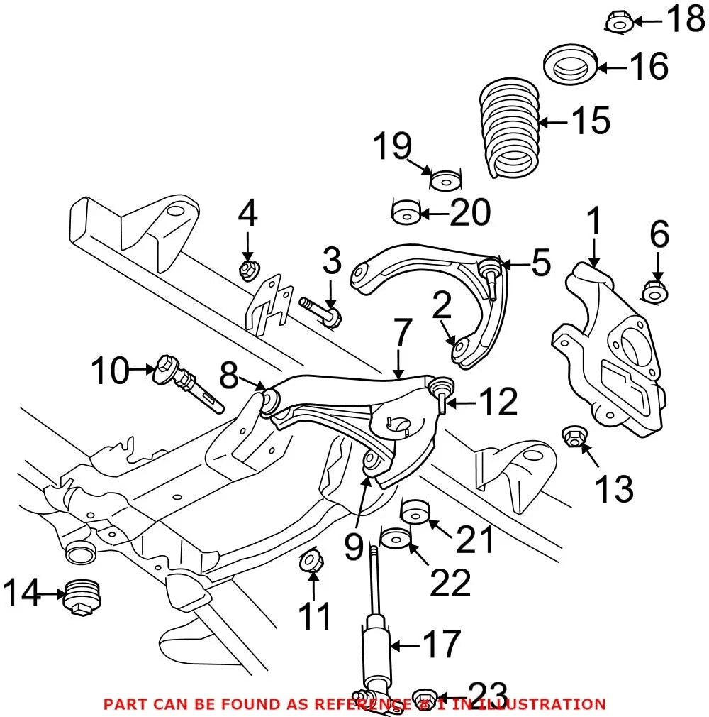 Front Driver Left Suspension Knuckle for Ram 1500 Classic (2019–2023)