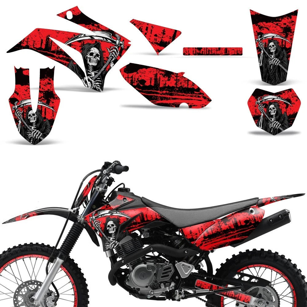 Graphic Stickers +#PLT/RIM Decals for Yamaha TTR125 (2008–2018)