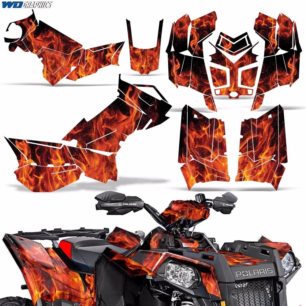 ATV Graphics Kit Decal for Polaris Scrambler 850XP 1000XP (2013–2022)