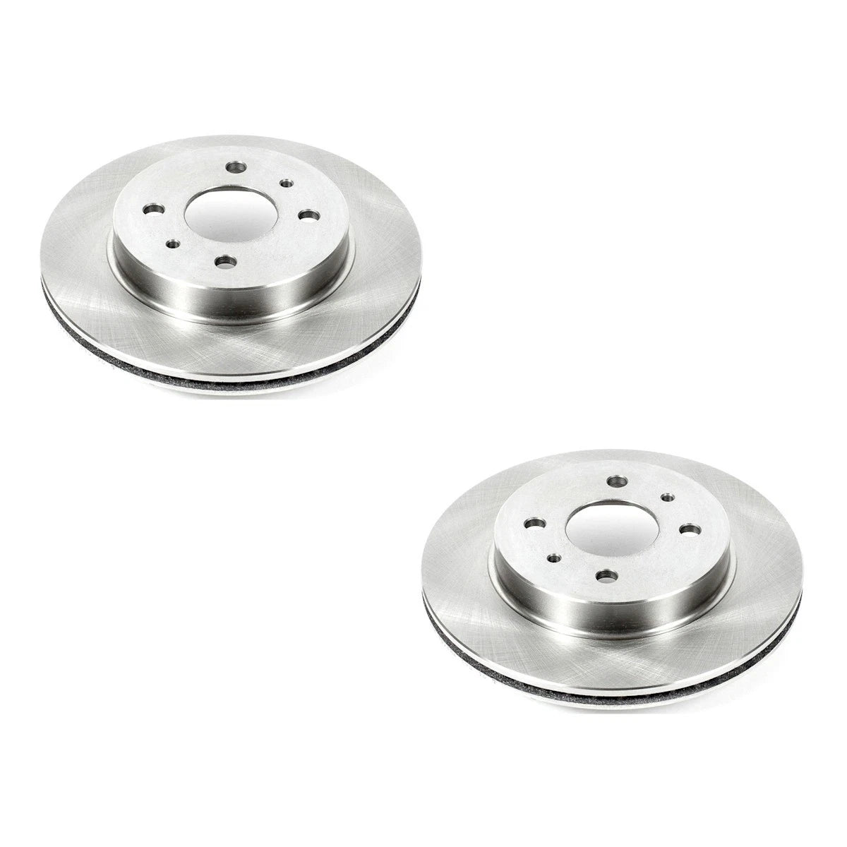 Set of 2 Powerstop Brake Discs Front for Saturn SL SC1 SL2 (1991–2002)