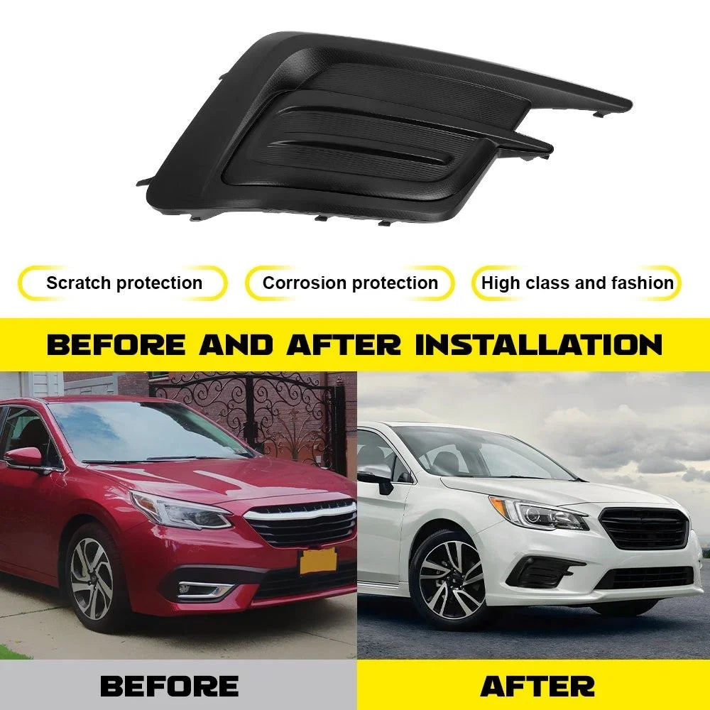 2X Front Fog Light Lamp Bezel Cover for Subaru Legacy (2018–2019)