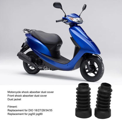 2X Anti-crack Rubber Dust Fork Boot for Motorcycle