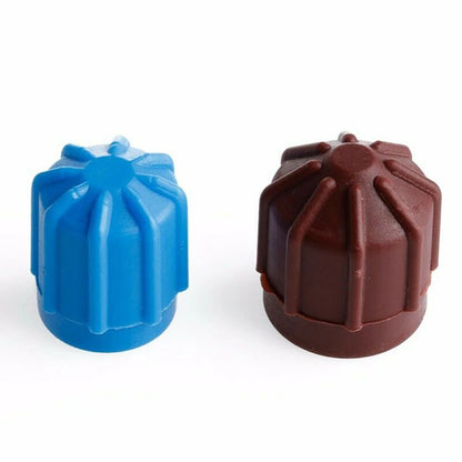 2X A/C Valve Cap Port Dust Covers for Car R134a