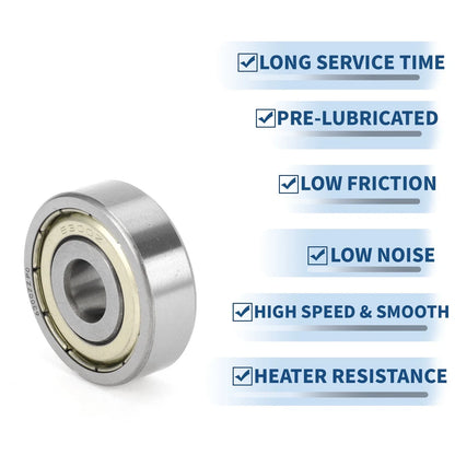 Deep Groove Ball Bearing 6300ZZ for Scooter Skateboard (10x35x11mm)