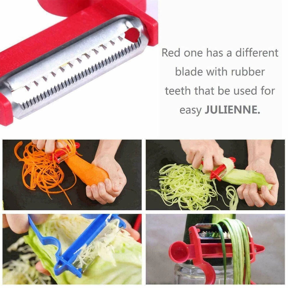 Set of 3 Magic Trio Peeler for Vegetable Fruit Julienne Kitchen Tool