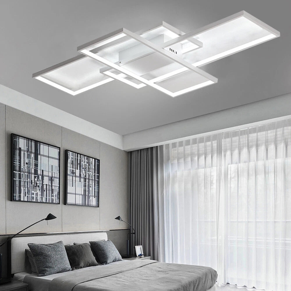 Modern LED Ceiling Light for Bedroom Living Room (No Part Numbers)