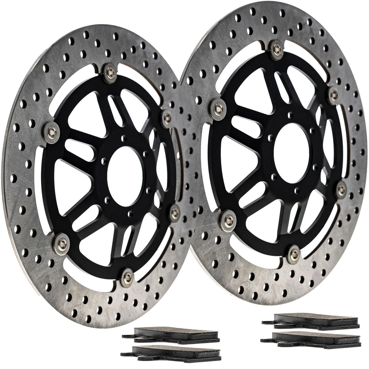 Front Brake Rotor Pad Kit for Honda Interceptor 750 (MK1006682, 5VX-2581T-01-00, 20S-2581T-00-00, 5SL-2581T-00-00)