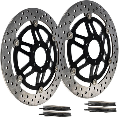 Front Brake Rotor Pad Kit for Honda Interceptor 750 (MK1006682, 5VX-2581T-01-00, 20S-2581T-00-00, 5SL-2581T-00-00)