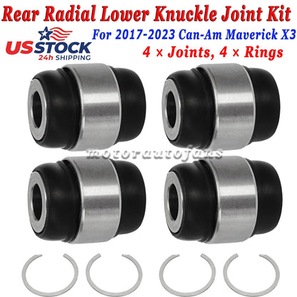 Set of 2 Rear Radial Lower Knuckle Joint for Can-Am Maverick X3 (2017–2023) 706002317