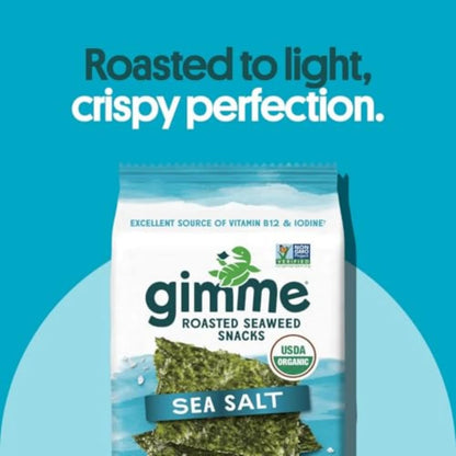 Seaweed Organic Premium Roasted Snacks 6 Count (Pack of 1)