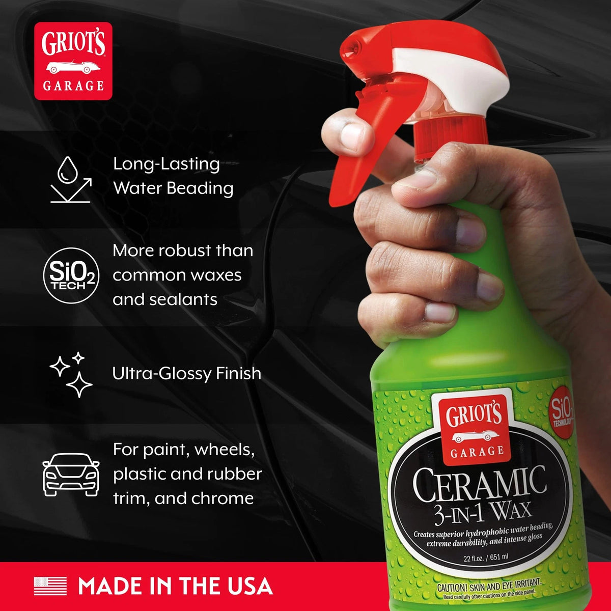 Ceramic 3-in-1 Wax for Griot’s Garage (22 Fl Oz)
