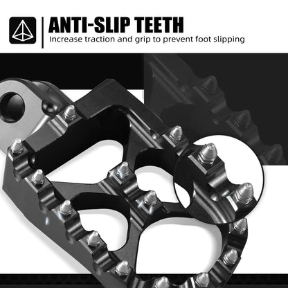 Billet Foot Pegs for Honda CRF450R CRF450X (2002–2020)