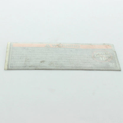 Proper Use Warning Decal for Polaris (7187260)