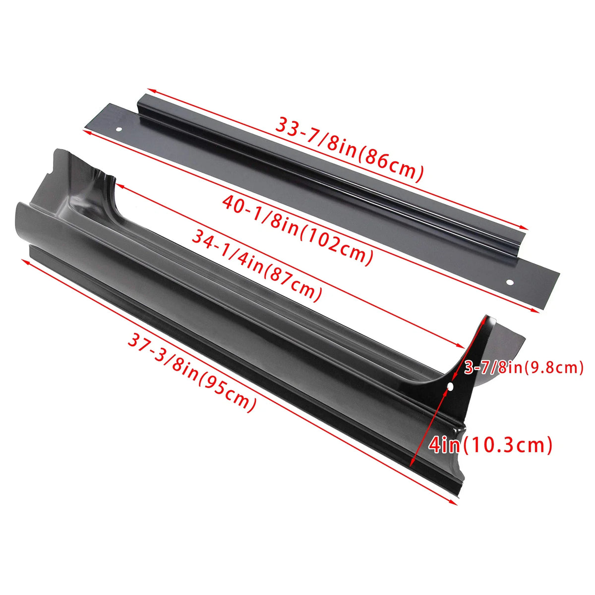 Set of 2 Rocker Panels for Chevy GMC C10 Truck (1967–1972)