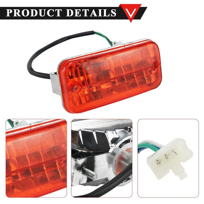 12V LED Headlight Tail Brake Light for 110cc 125cc 150cc 200cc Motorcycle