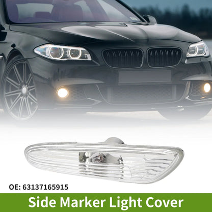1 Pc Left Side Marker Light Cover for BMW 325i (2002–2006) 63137165915 White