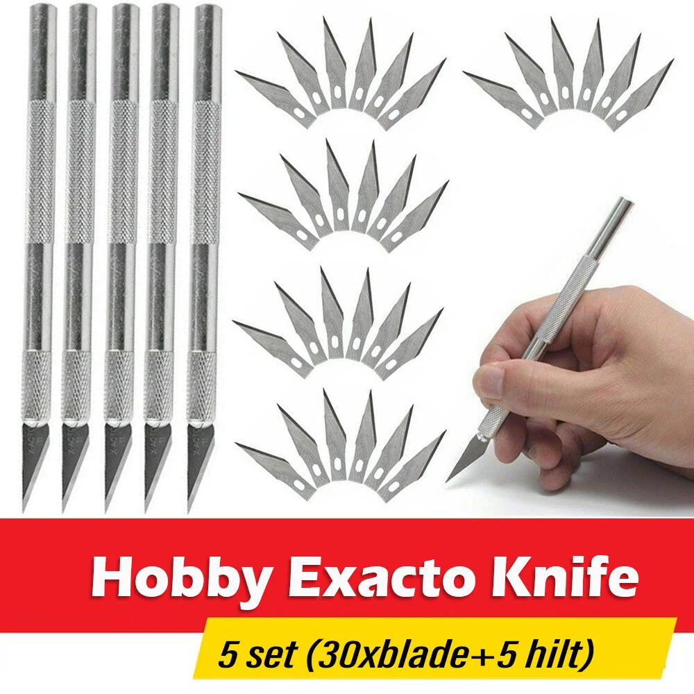 Set of 5 Exacto Knife Blades for Craftsman Craft Tool