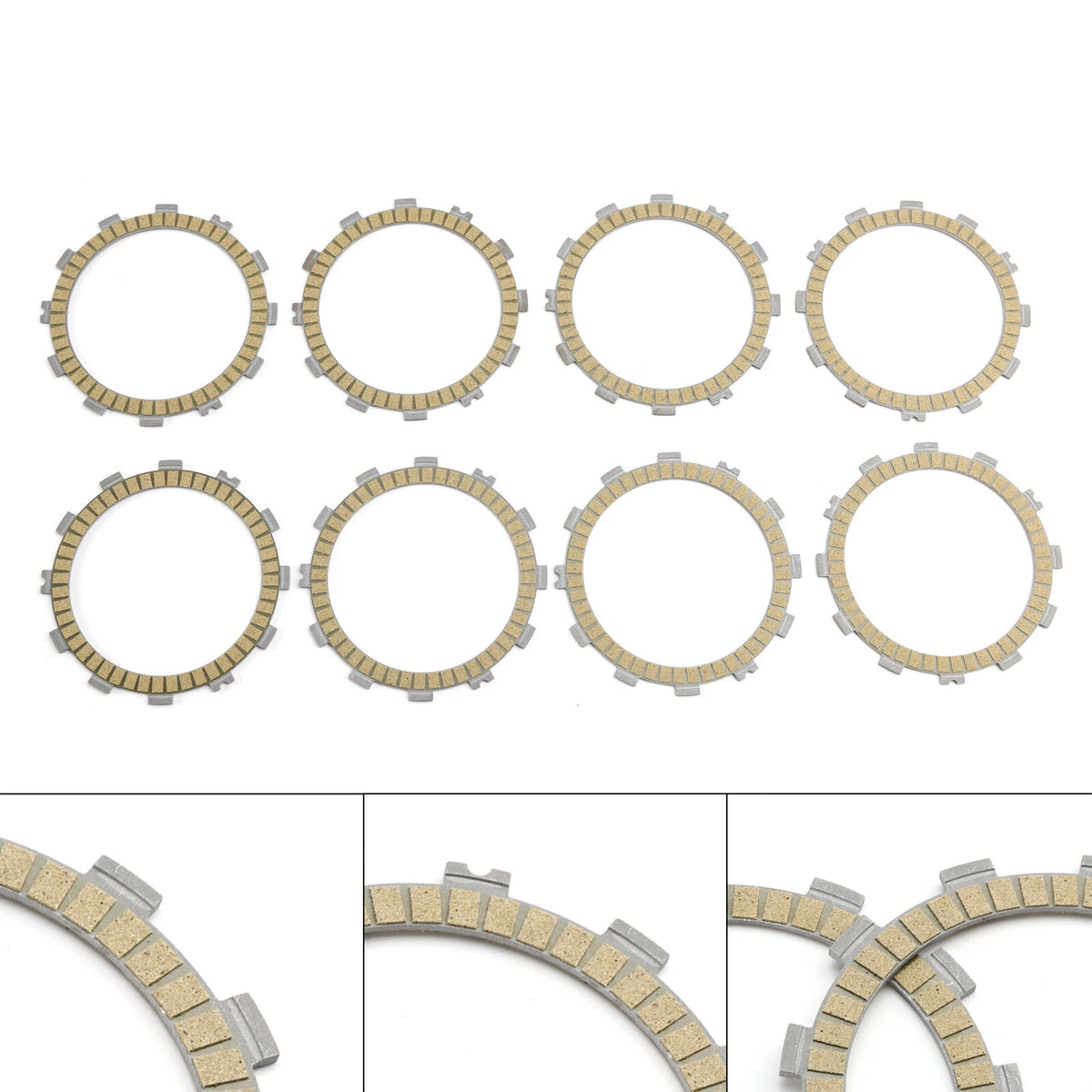 Clutch Friction Plate Kit for Suzuki RM125 (2001–2008) 21441-36F00, 21441-36F10